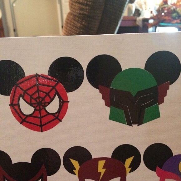 Mickey Mouse heads as various super hero’s - Picture 2 of 7